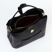 Сумка женская тоут на молнии, цвет чёрный Сумка женская тоут на молнии, цвет чёрный