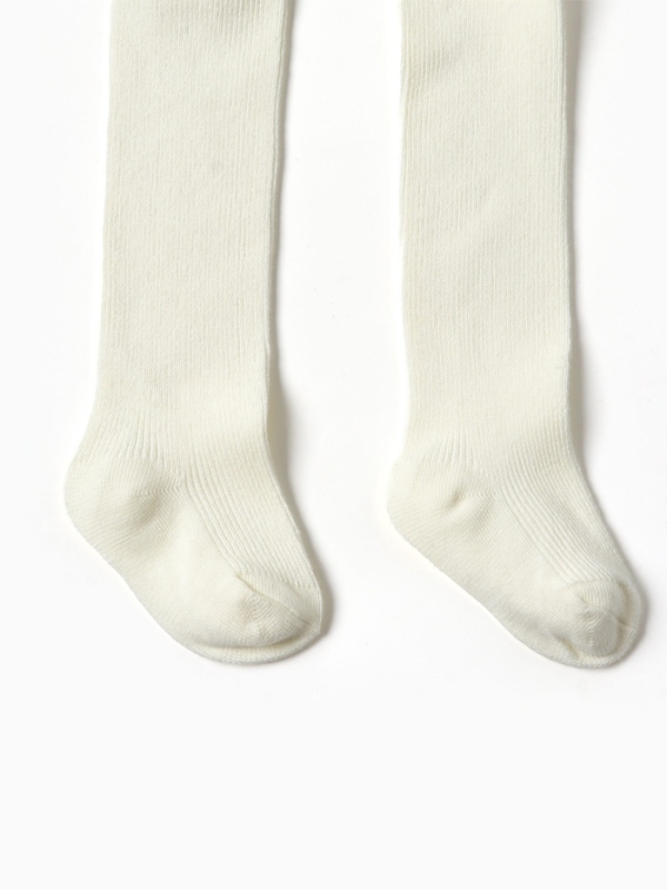 Колготки детские с лямками MINAKU, цв.молочный, рост 62-68