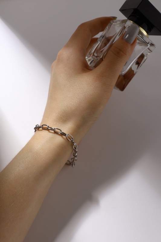 Основа-браслет &laquo;Шарм Уни&raquo; мини, 18 см, цвет серебро