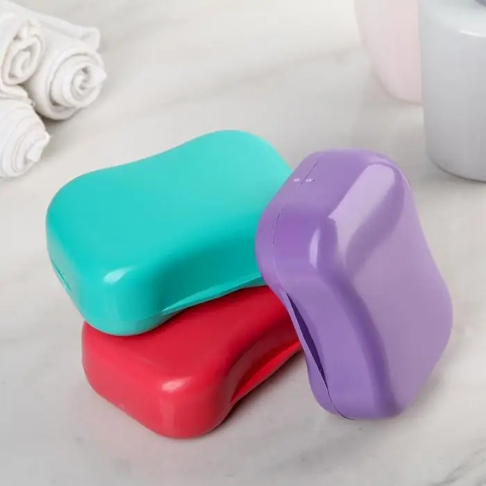 Мыльница дорожная, 11&times;7&times;4 см, МИКС