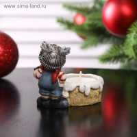 Сувенир полистоун подсвечник со свечой "Мальчик/Девочка в шапочке-зверька" МИКС 7,2х8х5,2 см Сувенир полистоун подсвечник со свечой "Мальчик/Девочка в шапочке-зверька" МИКС 7,2х8х5,2 см