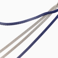 Бусы 2 нити &laquo;Трансформер&raquo; (несколько способов носки), цвет сине-серебряный, 118 см