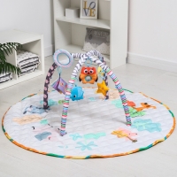 Развивающий игровой набор 5 в 1 &laquo;Коврик-мешок и игровой центр&raquo;, 30 шаров, 83х71х0,5 см.