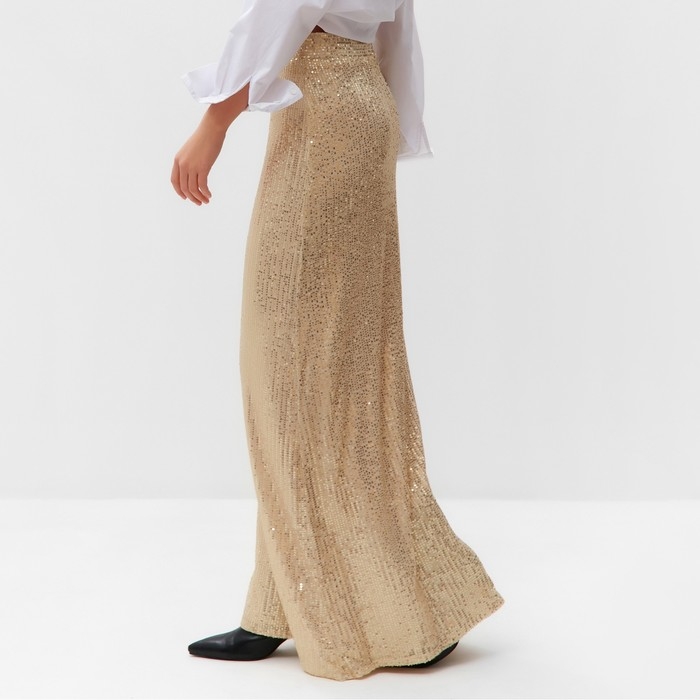 Юбка женская из пайеток MIST, р.46, золотой
