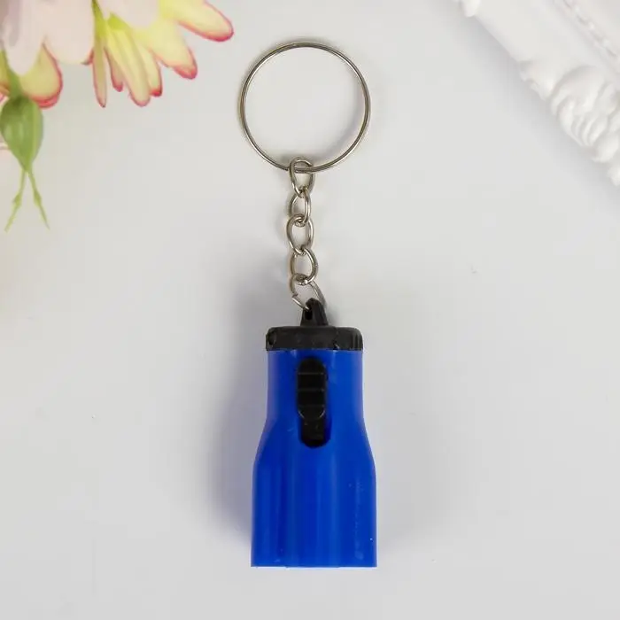 Фонарик брелок для ключей на кольце &laquo;Маленький тюльпанчик&raquo;, МИКС