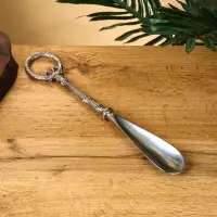 Ложка для обуви &laquo;Венок с бантиком&raquo;, латунь, 31 см