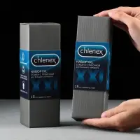 Набор "Chlenex", стакан 100 мл, трубочка, неоновые браслеты 4шт, воронка