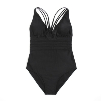 Купальник женский слитный с открытой спиной MINAKU цвет чёрный, размер 48 Купальник женский слитный с открытой спиной MINAKU цвет чёрный, размер 48