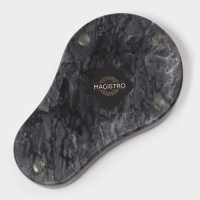 Подставка под ложку из мрамора "Marble", цвет черный