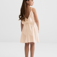 Платье для девочки, MINAKU :Party Dress, цвет молочный, рост 128 см Платье для девочки, MINAKU :Party Dress, цвет молочный, рост 128 см