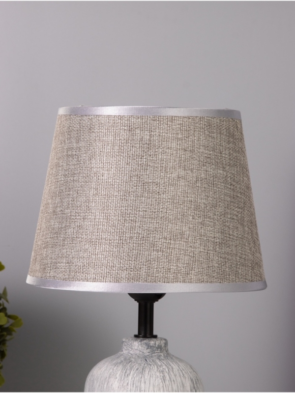 Лампа настольная "Никс" 1х40Вт Е27 серый 20х20х30см МОДЕЛЬ: