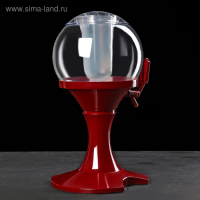 Башня пивная &laquo;Сфера&raquo;, 3 л, цвет красный