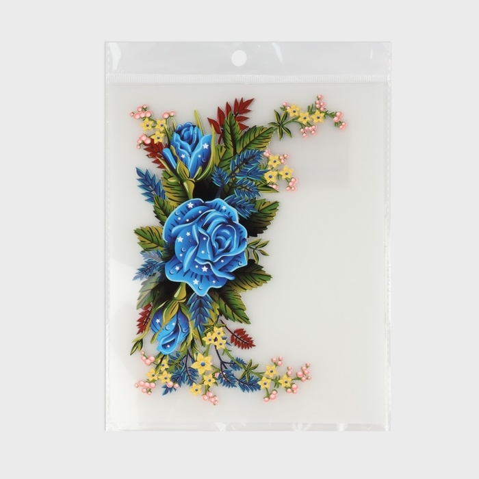 Термотрансфер &laquo;Цветы&raquo;, 12 &times; 18 см, цена за 1 лист