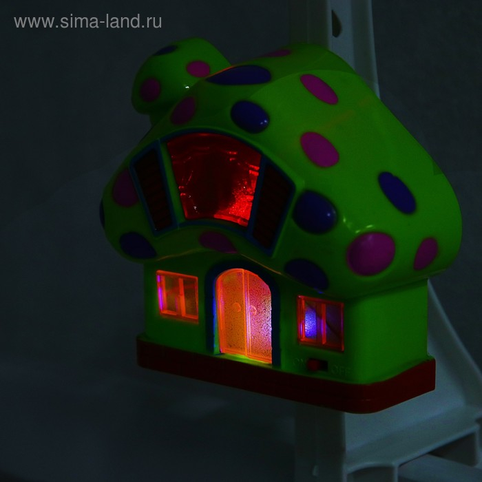 Мобиль музыкальный на кроватку &laquo;Пряничный Домик. Рыбки&raquo;, заводной, Крошка Я