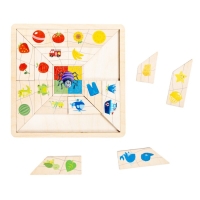 Пазлы из дерева &laquo;Паучок. Цвета&raquo;