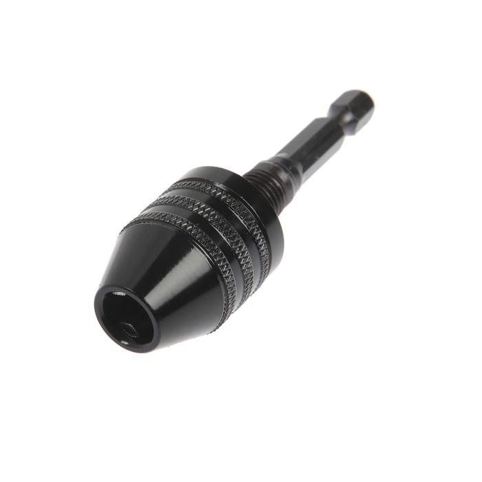 Мини-патрон для дрели, ТУНДРА, хвостовик 1/4 Мини-патрон для дрели, ТУНДРА, хвостовик 1/4", зажим 0.3 - 6.5 мм