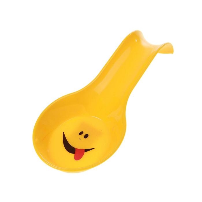 Подставка для ложки &laquo;Смайл&raquo;, цвета МИКС