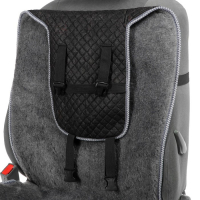 Накидка на сиденье, натуральная шерсть, 145х55 см, серая Накидка на сиденье, натуральная шерсть, 145х55 см, серая