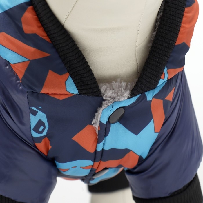 Комбинезон Комбинезон "Камуфляж" на меховом подкладе, размер L (ДС 35, ОШ 35, ОГ 45 см)