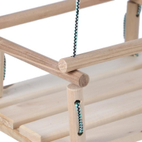 Подвесное кресло деревянное, сиденье 30&times;40см