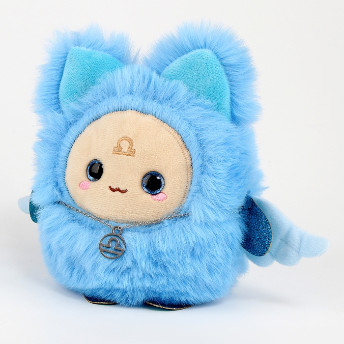 Мягкая игрушка &mdash; Зодиак &laquo;Создай своё украшение. Весы&raquo;, с кулоном