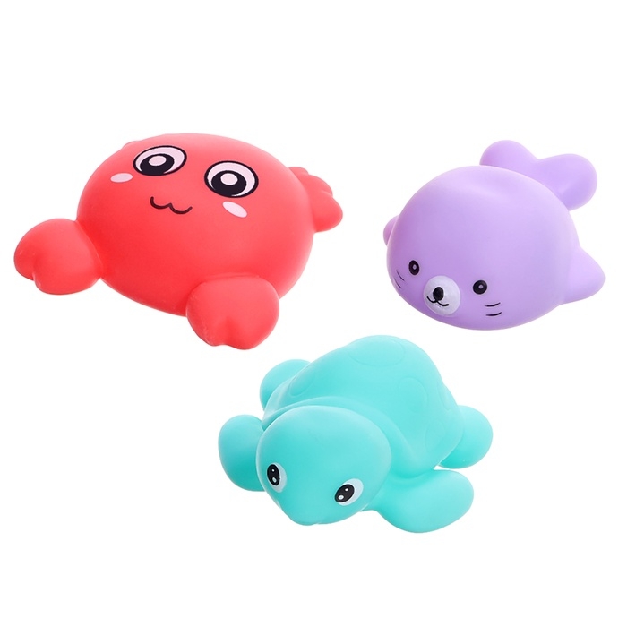 Набор для купания &laquo;Мы любим купаться!&raquo;, с книгой и животными