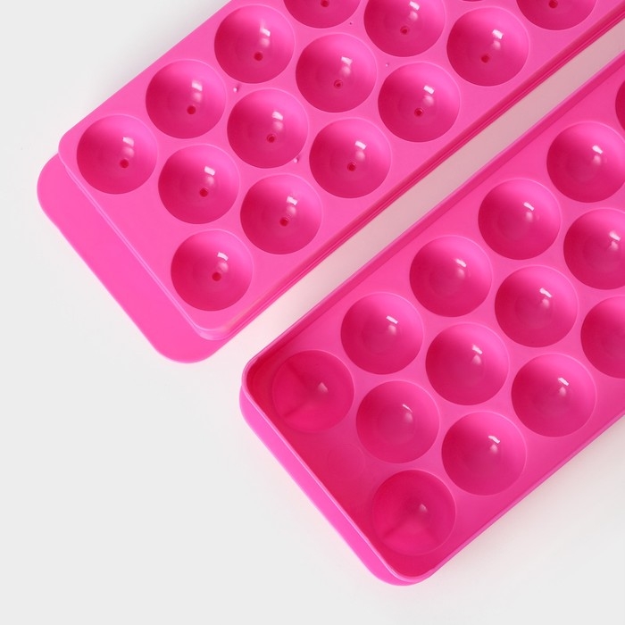 Форма для льда &laquo;Шар&raquo;, 20 ячеек, цвет МИКС