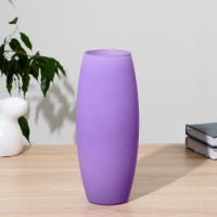 Ваза "Радуга Сиреневая" матовая, d-7,5см 10х26см Ваза "Радуга Сиреневая" матовая, d-7,5см 10х26см