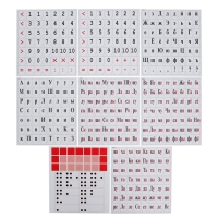 Касса букв, слогов и счета Calligrata, А5, ПВХ, МИКС Касса букв, слогов и счета Calligrata, А5, ПВХ, МИКС
