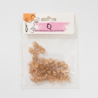 Шапочки для бусин (набор 50шт), СМ-091, 8×10 мм, цвет золото Шапочки для бусин (набор 50шт), СМ-091, 8×10 мм, цвет золото