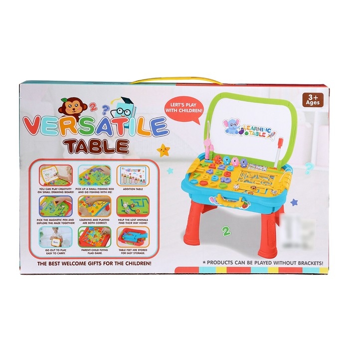 Развивающий столик &laquo;Играй и учись&raquo;, цвет красный