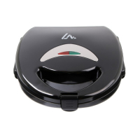 Электровафельница Luazon LT-07, 750 Вт, тонкие вафли, антипригарное покрытие, черная Электровафельница Luazon LT-07, 750 Вт, тонкие вафли, антипригарное покрытие, черная