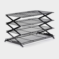Решетка для глазирования и остывания кондитерских изделий 4-ярусная 43,5х25,5х8 см Решетка для глазирования и остывания кондитерских изделий 4-ярусная 43,5х25,5х8 см