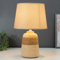 Лампа настольная 16351/1 E14 40Вт бежевый 22х22х37 см RISALUX