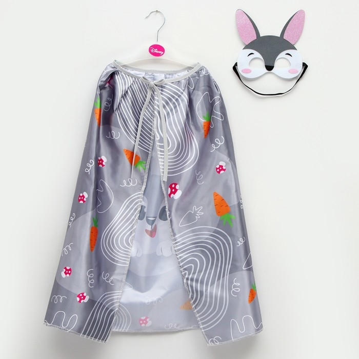 Карнавальный набор &laquo;Озорной зайка&raquo;: плащ, маска