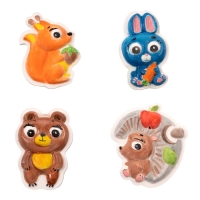 Магниты из гипса под роспись &laquo;Животные&raquo;