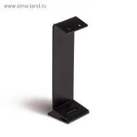 Подставка под серьги, кольцо, 4&times;4&times;13 см, 2 мм, цвет черный, В ЗАЩИТНОЙ ПЛЁНКЕ