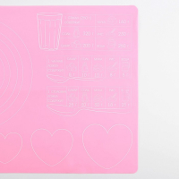 Силиконовый коврик для выпечки &laquo;Готовим с любовью&raquo;, 64 х 45 см