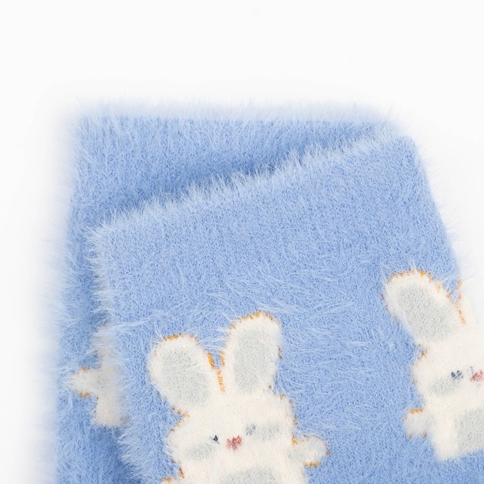 Носки женские махровые MINAKU &laquo;Зайчики&raquo;, размер 36-39 (23-25 см)