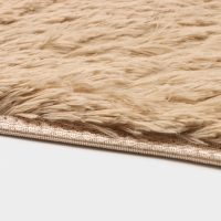 Коврик для дома Доляна &laquo;Пушистик&raquo;, 40&times;60 см, цвет бежевый