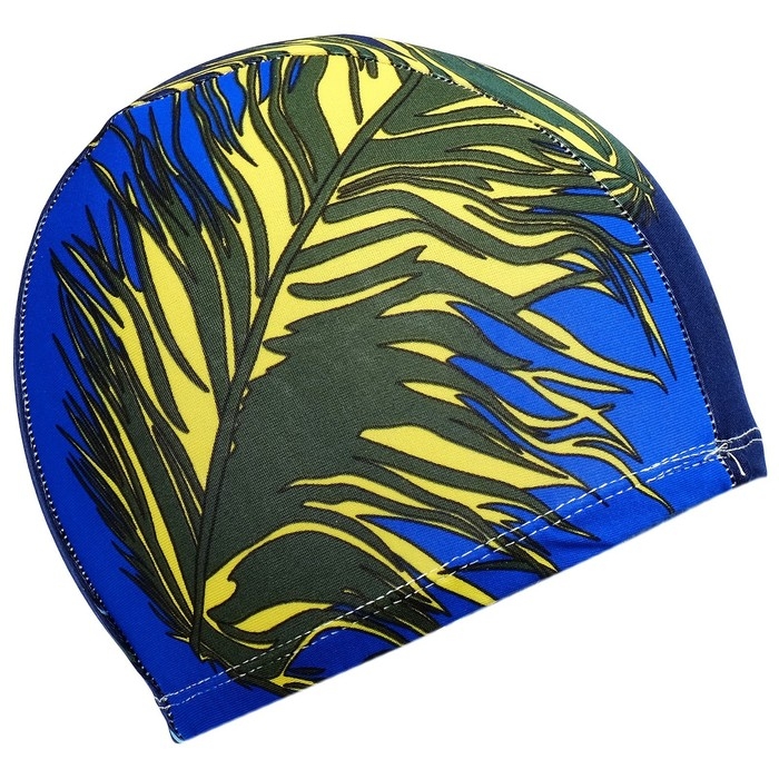 Шапочка для плавания подростковая ONLYTOP, тканевая, обхват 46-52 см, цвета МИКС