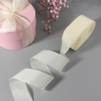 Лента капроновая, 50 мм, 100 &plusmn; 5 м, цвет айвори