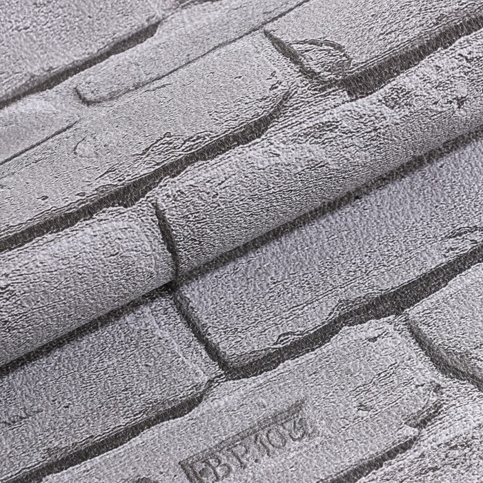 Бумажные обои Кирпичи 301-017, 0,53х10,05м, серый Бумажные обои Кирпичи 301-017, 0,53х10,05м, серый