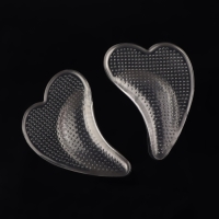 Супинаторы для обуви, на клеевой основе, силиконовые, 10 &times; 7 см, пара, цвет прозрачный