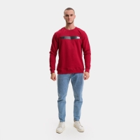 Свитшот мужской, цвет бордовый/принт МИКС, размер 48 (L) Свитшот мужской, цвет бордовый/принт МИКС, размер 48 (L)