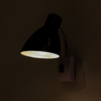 Бра в розетку "Классика" 1х10Вт Е27 черный 10х14,5х25 см Бра в розетку "Классика" 1х10Вт Е27 черный 10х14,5х25 см