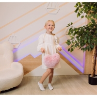 Сумка из плюша«Сердце», 20х20 см, цвет розовый Сумка из плюша«Сердце», 20х20 см, цвет розовый