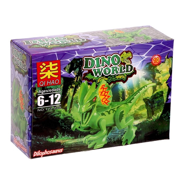 Конструктор блочный &laquo;Динозавры&raquo;, 12 видов, МИКС