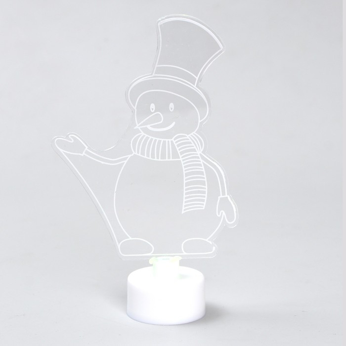 Свеча светодиодная &laquo;Снеговик&raquo;