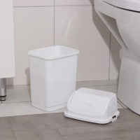 Контейнер для мусора &laquo;Камелия&raquo;, 4 л, белый